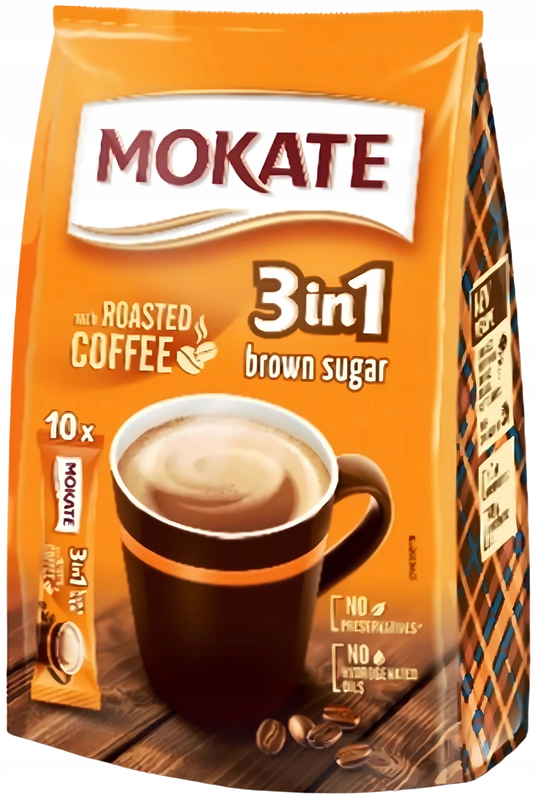 Mokate káva 3v1 Brown Sugar 10 x 17g (170g)