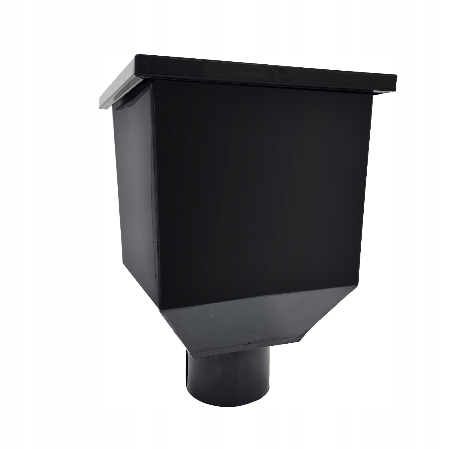 KOSZ ZLEWOWY STALOWY CZARNY 9005 - Fi 75 mm