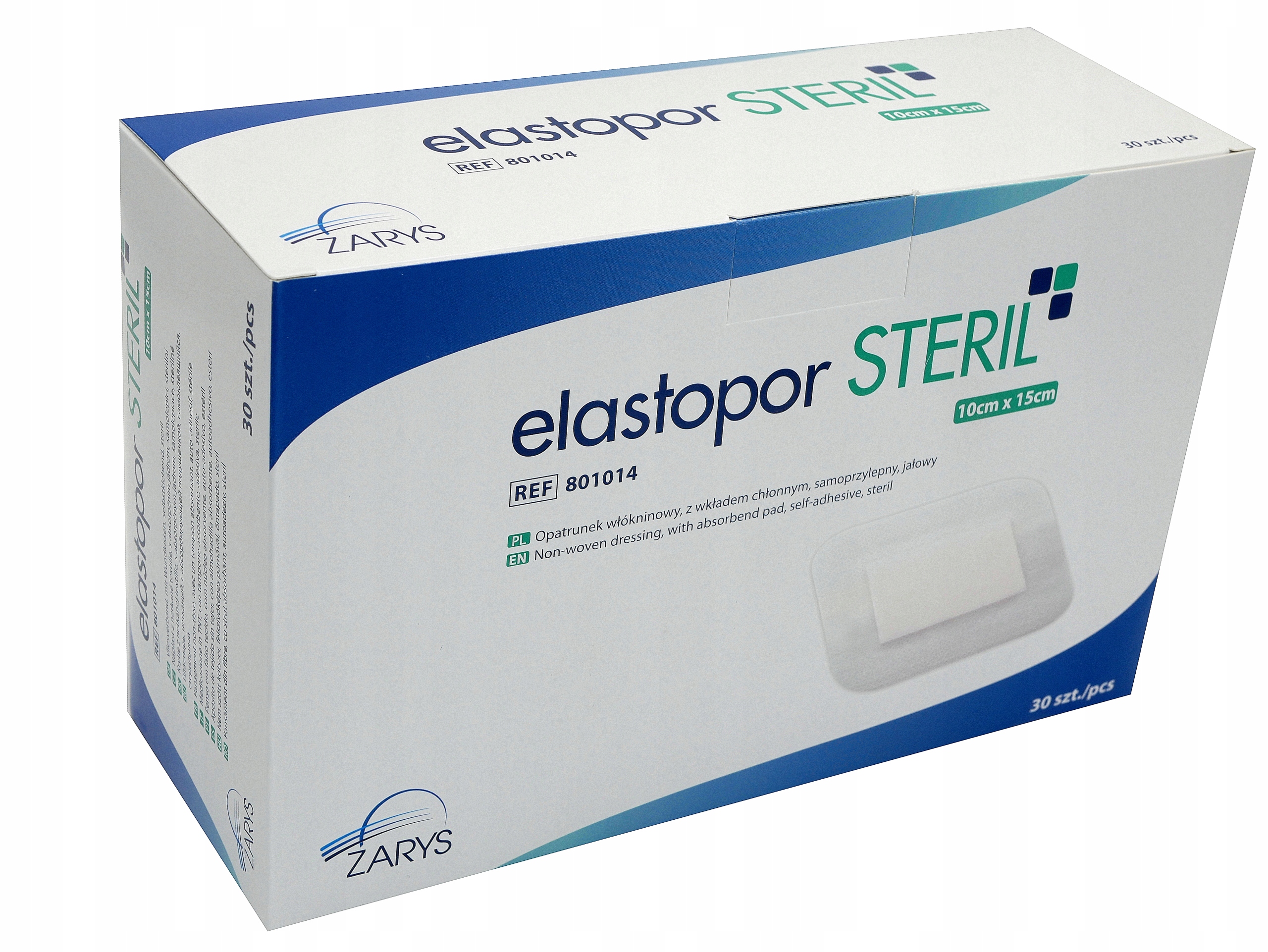 

Opatrunek jałowy Elastopor Steril 10cmx15cm 30szt