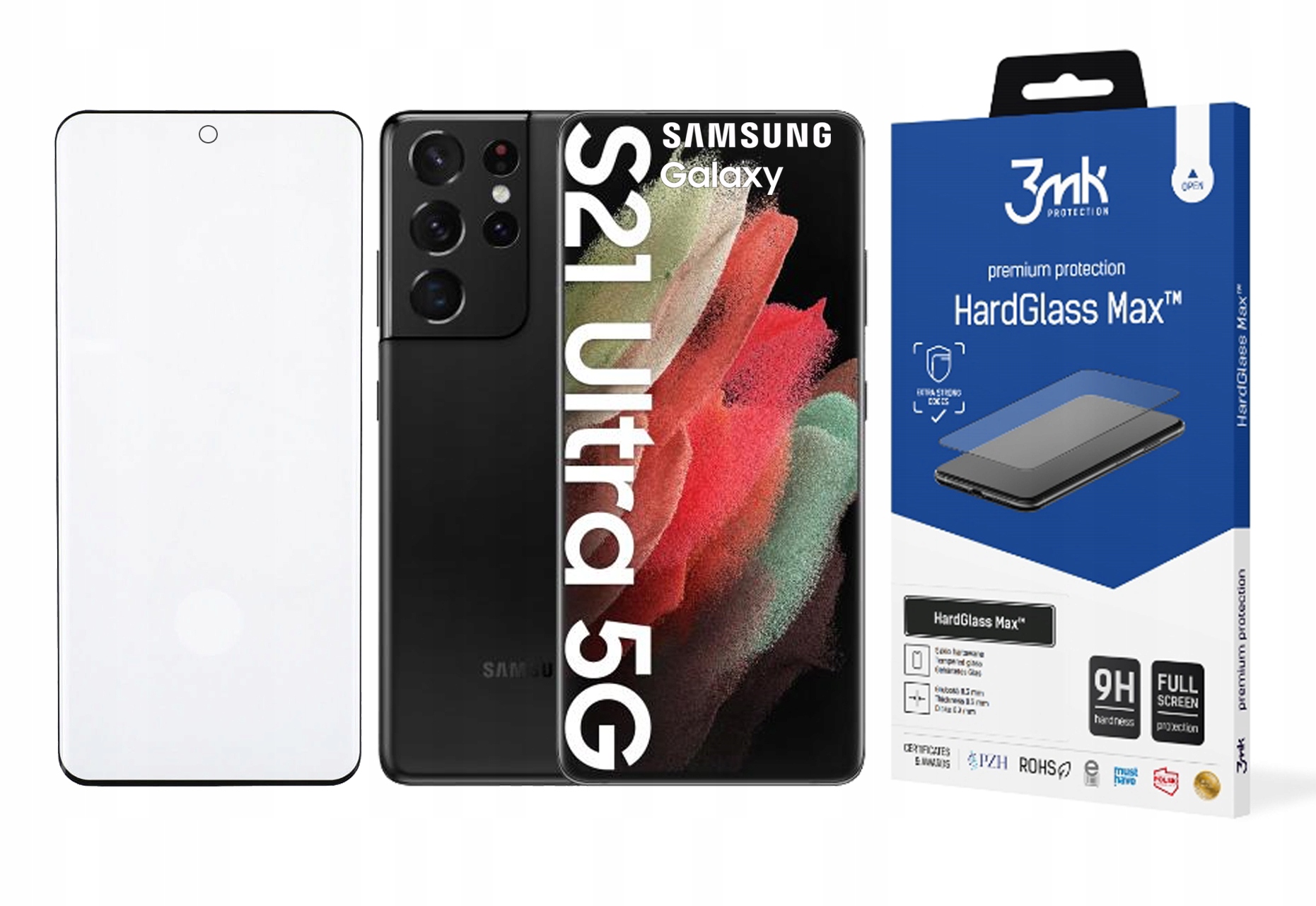 

3mk Hardglass Max do Samsung Galaxy G998 S21 Ultra