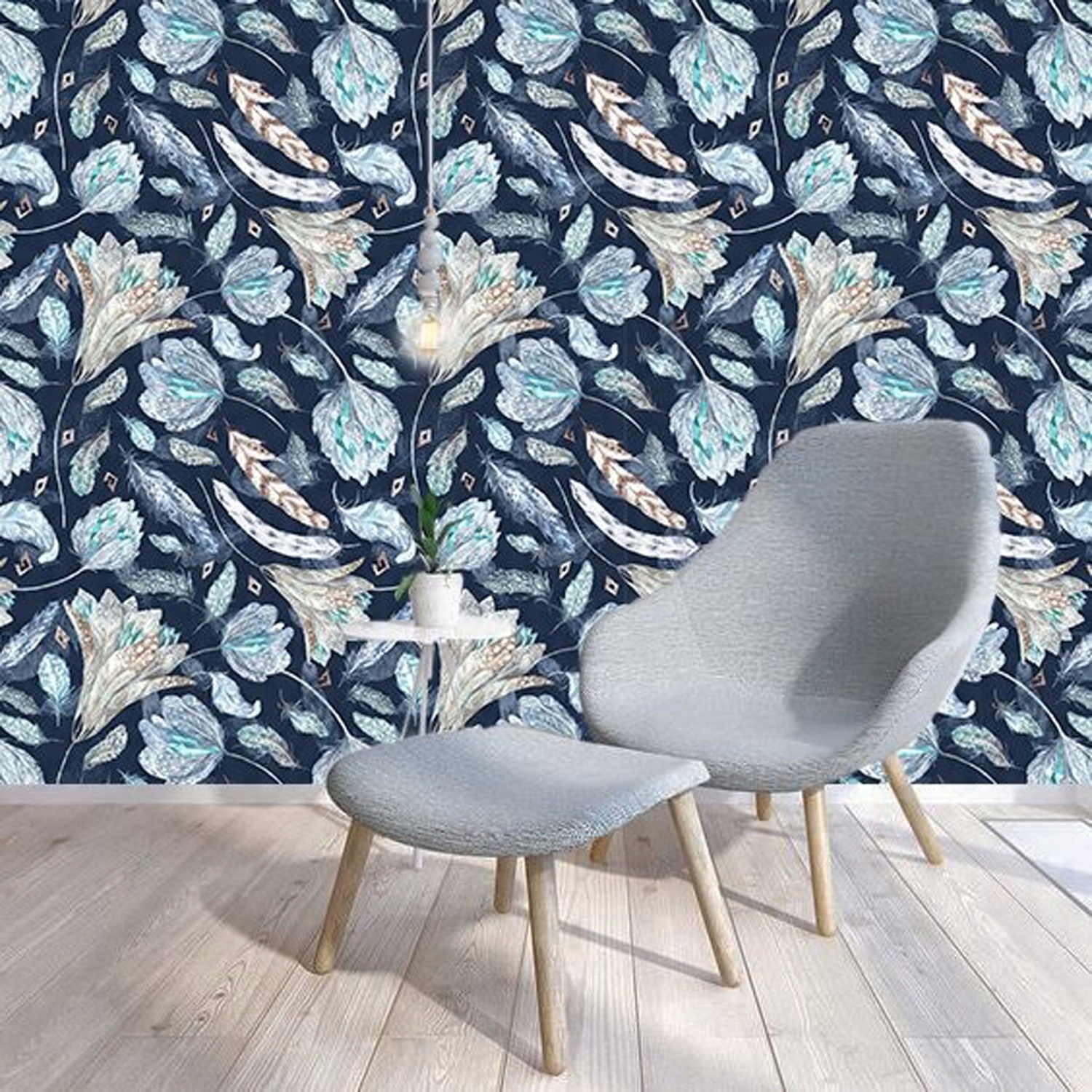 

Samoprzylepna tapeta na ścianę Boho wzór 290x290cm