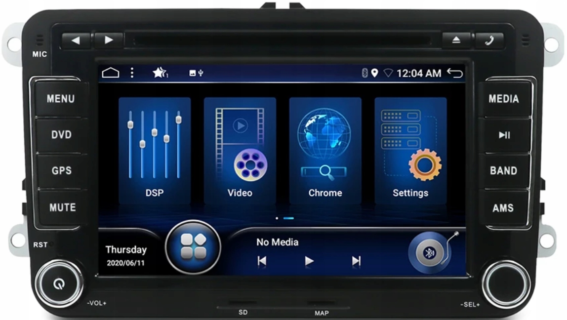 RADIO ANDROID VW Skoda GOLF PASSAT TOURAN SEAT DSP