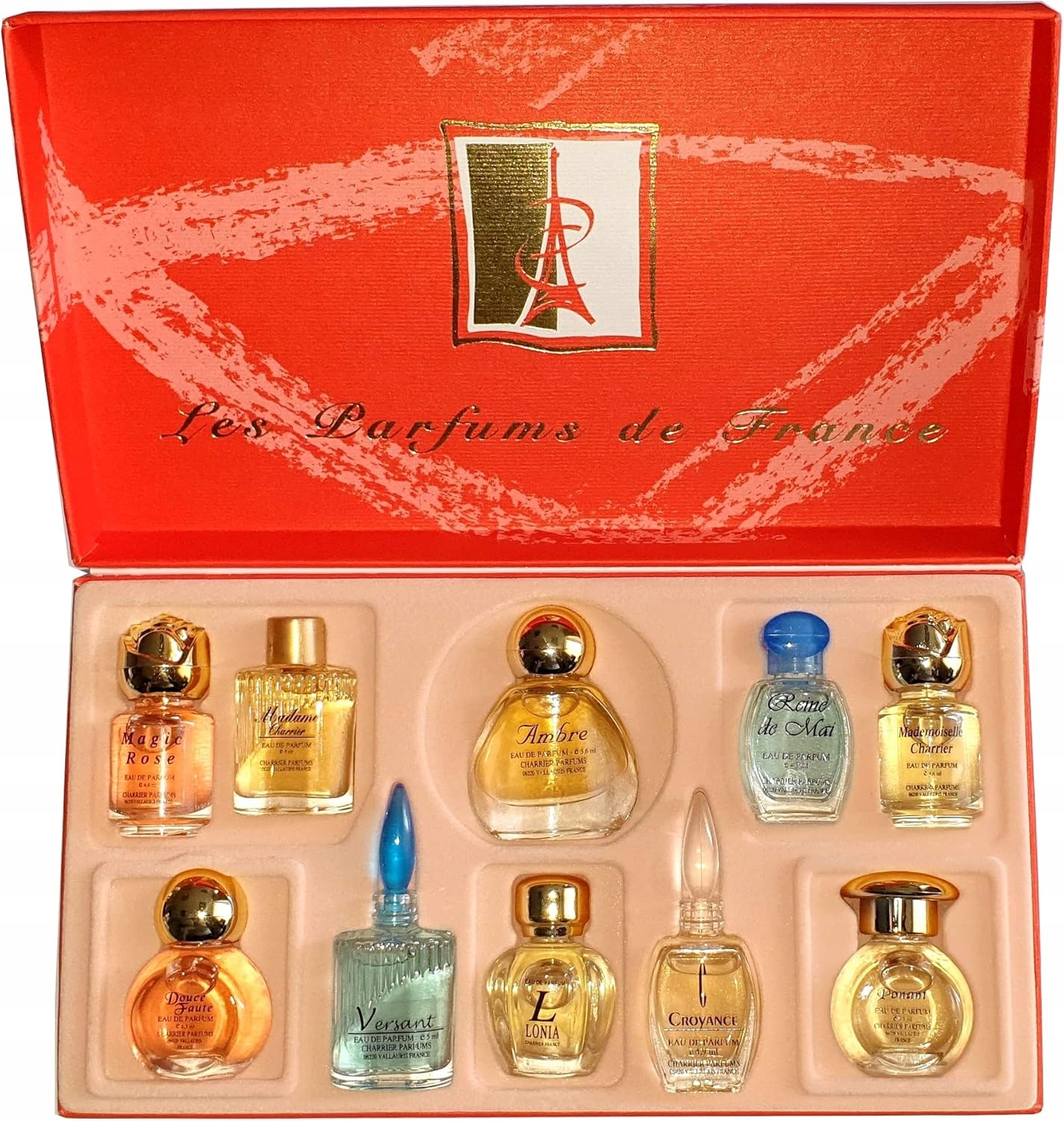 Charrier Perfums Zestaw 10 miniaturek wód perfumowanych dla kobiet