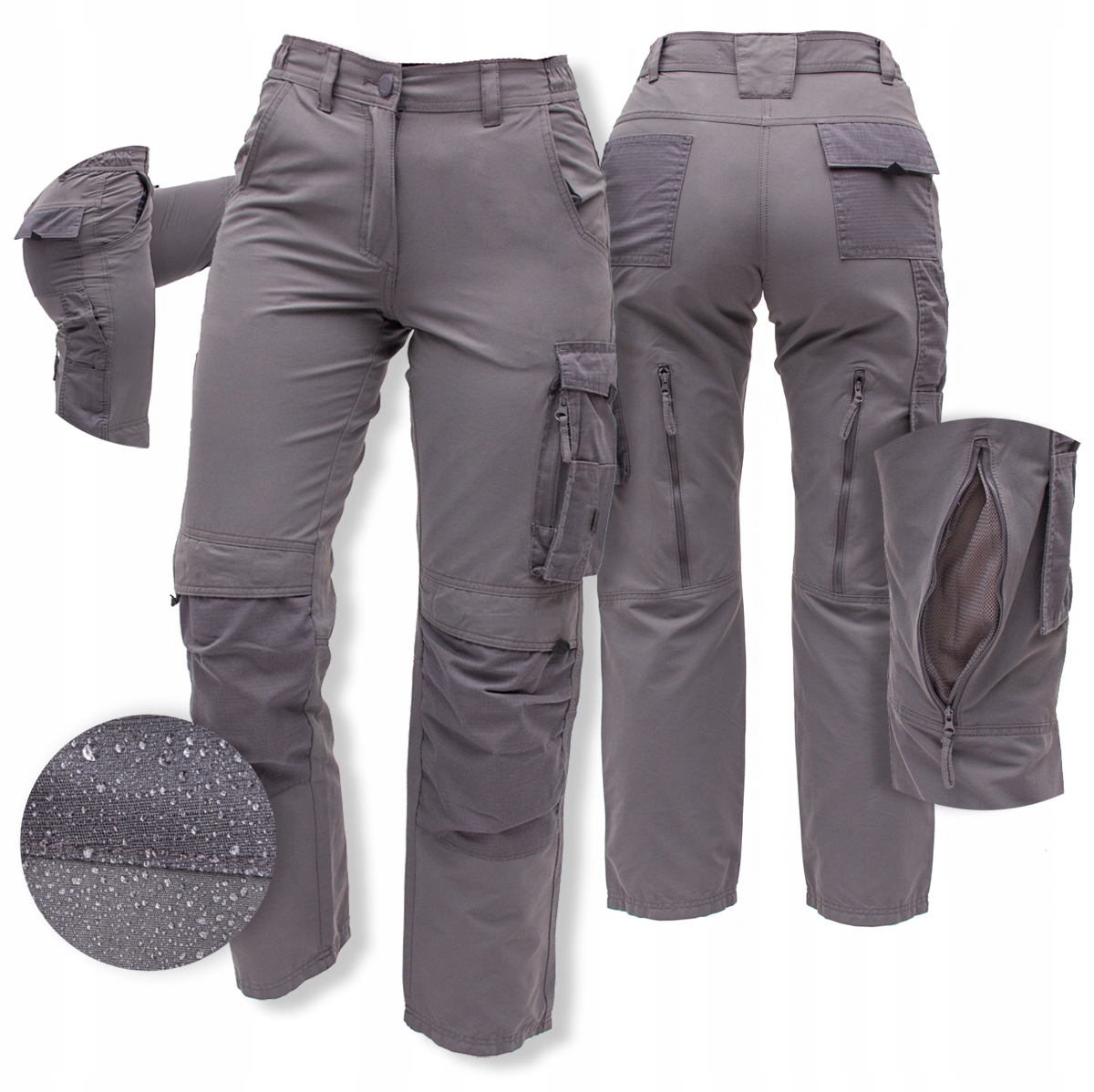 Firi elastyczne turystyczne Spodnie Trekkingowe damskie S 36