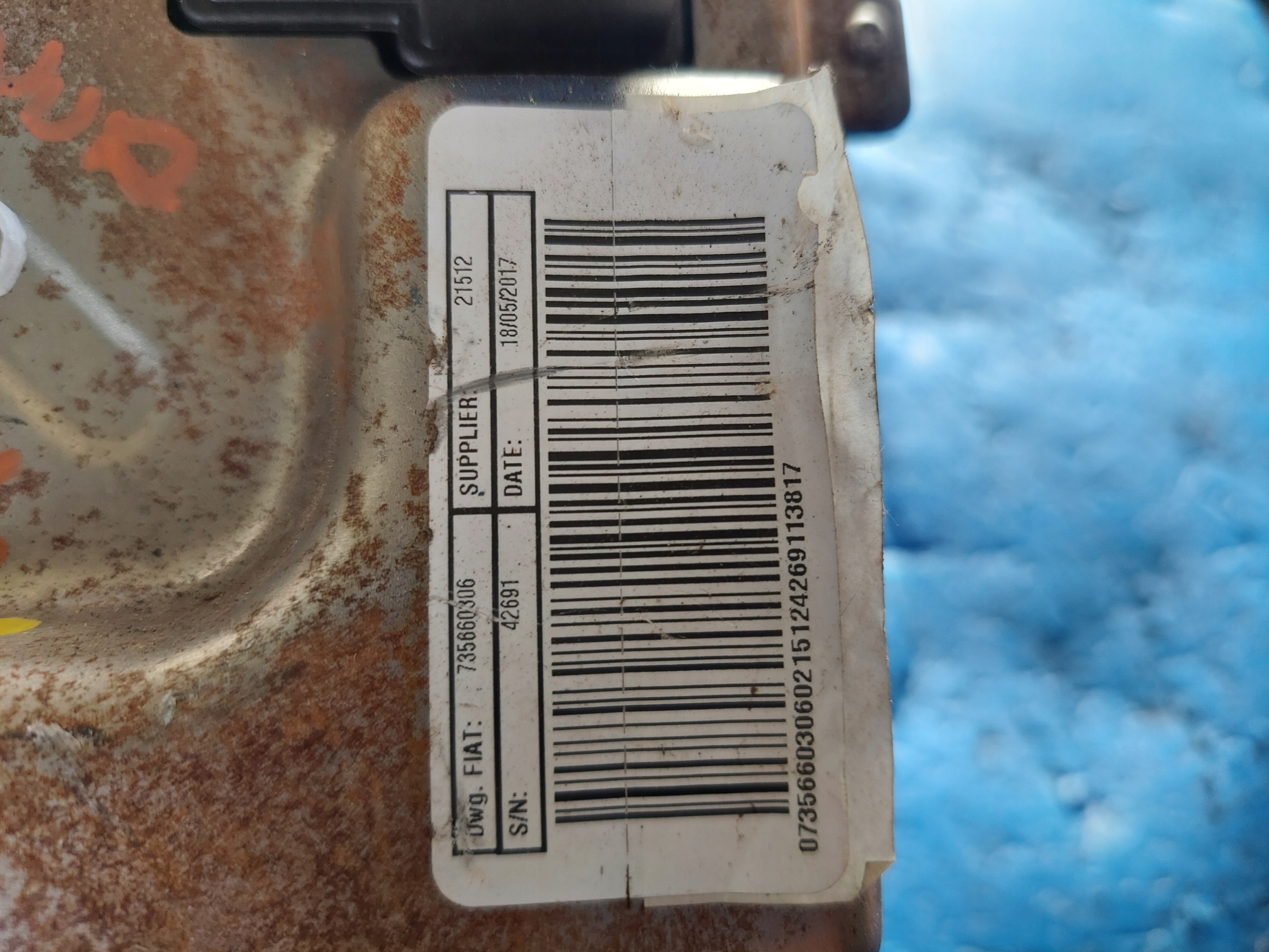 control electrics FIAT 500 2816037210B