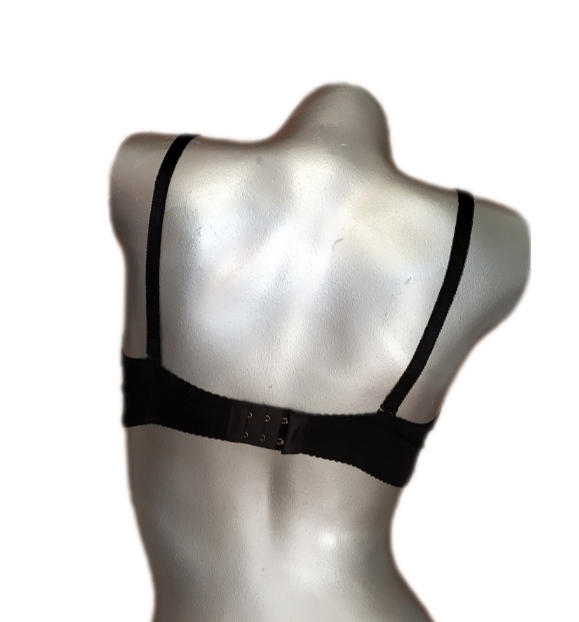 Biustonosz 90E bardotka czarny stanik koronka Rodzaj bardotka, balkonetka