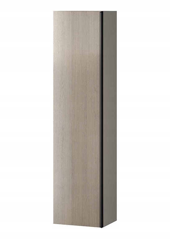 Nábytkový stĺpik VIRGO šedý dub s čiernou úchytkou (S522-035)