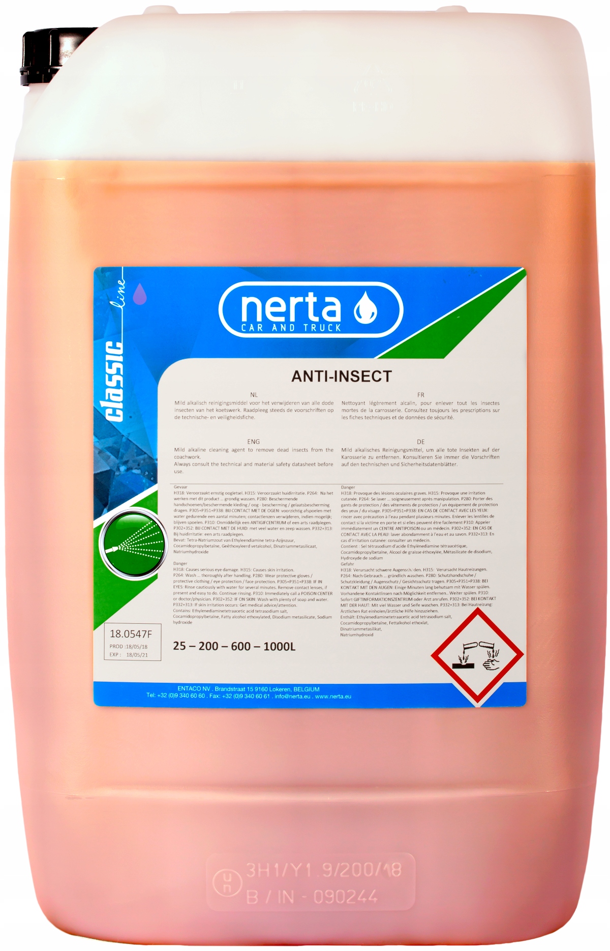 NERTA ANTI INSECT bezpieczny do usuwania owadow 25