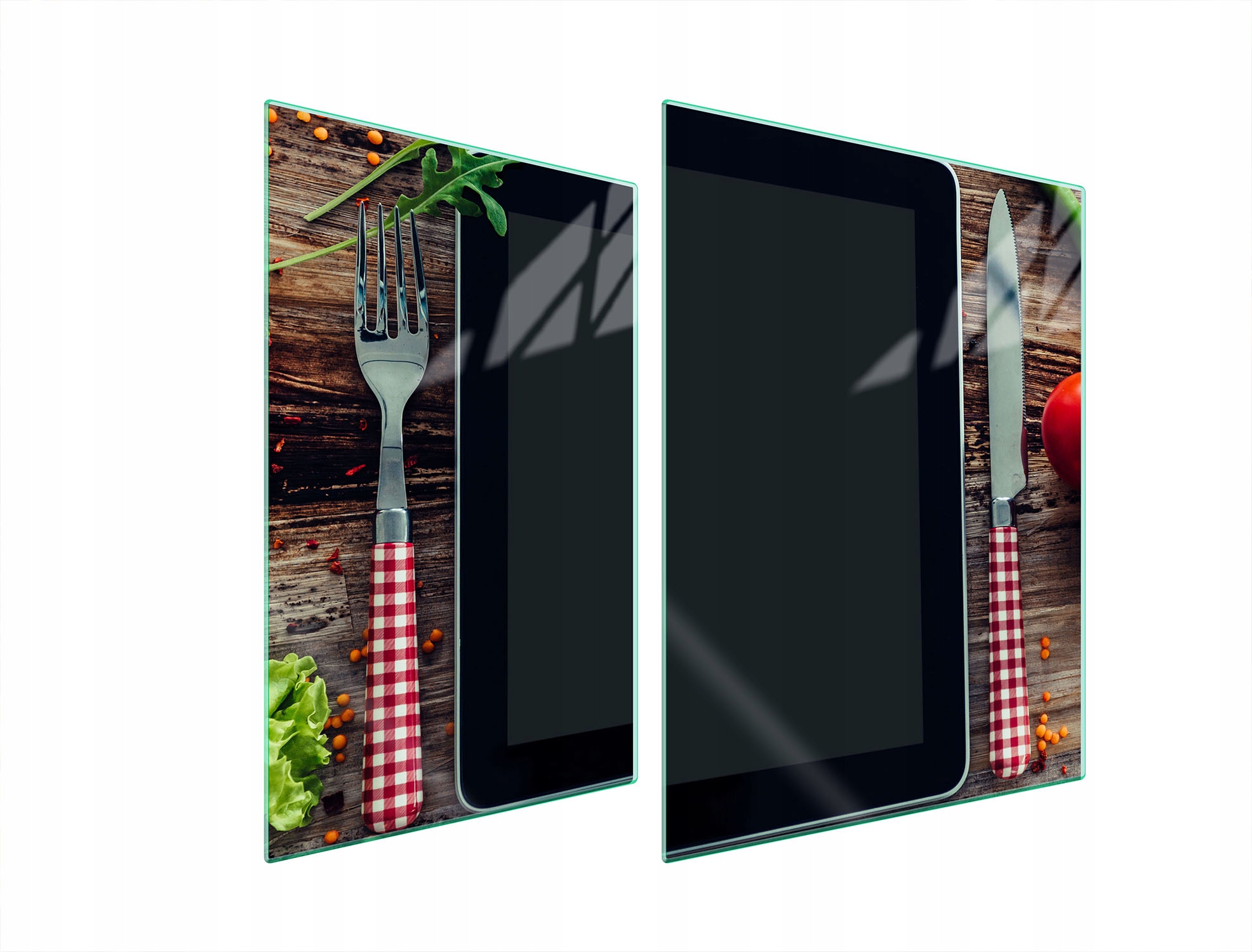 Skleněná Ochranná Deska Na Sporák 70x52 Kuchyně Tvrzené Sklo