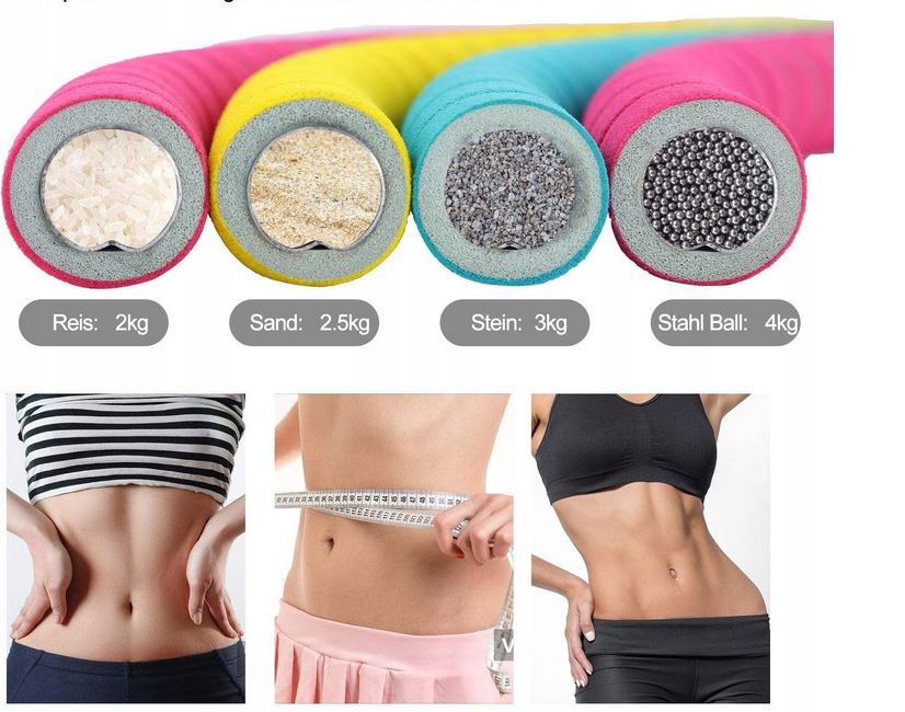 HULA HOOP FITNESS ODCHUDZAJĄCE KOŁO SKŁADANE MASAŻ Model KOŁOHULA HOOP SKŁADANE