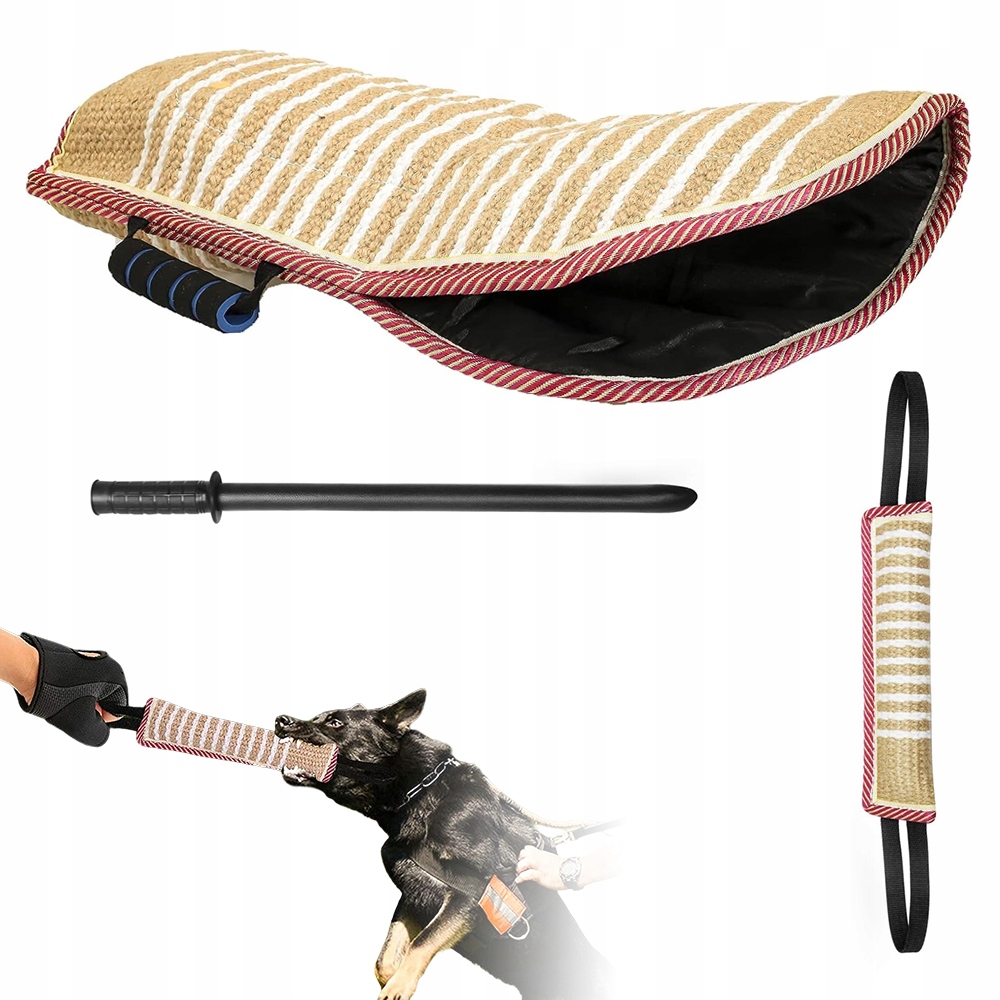 Sada Pro Trénink Psa Rukáv S Bičem Polštář Pro Pitbulla Ovčáka