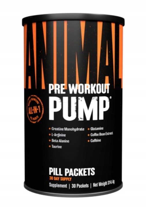 Universal Nutrition Animal Pump 30 sáčků