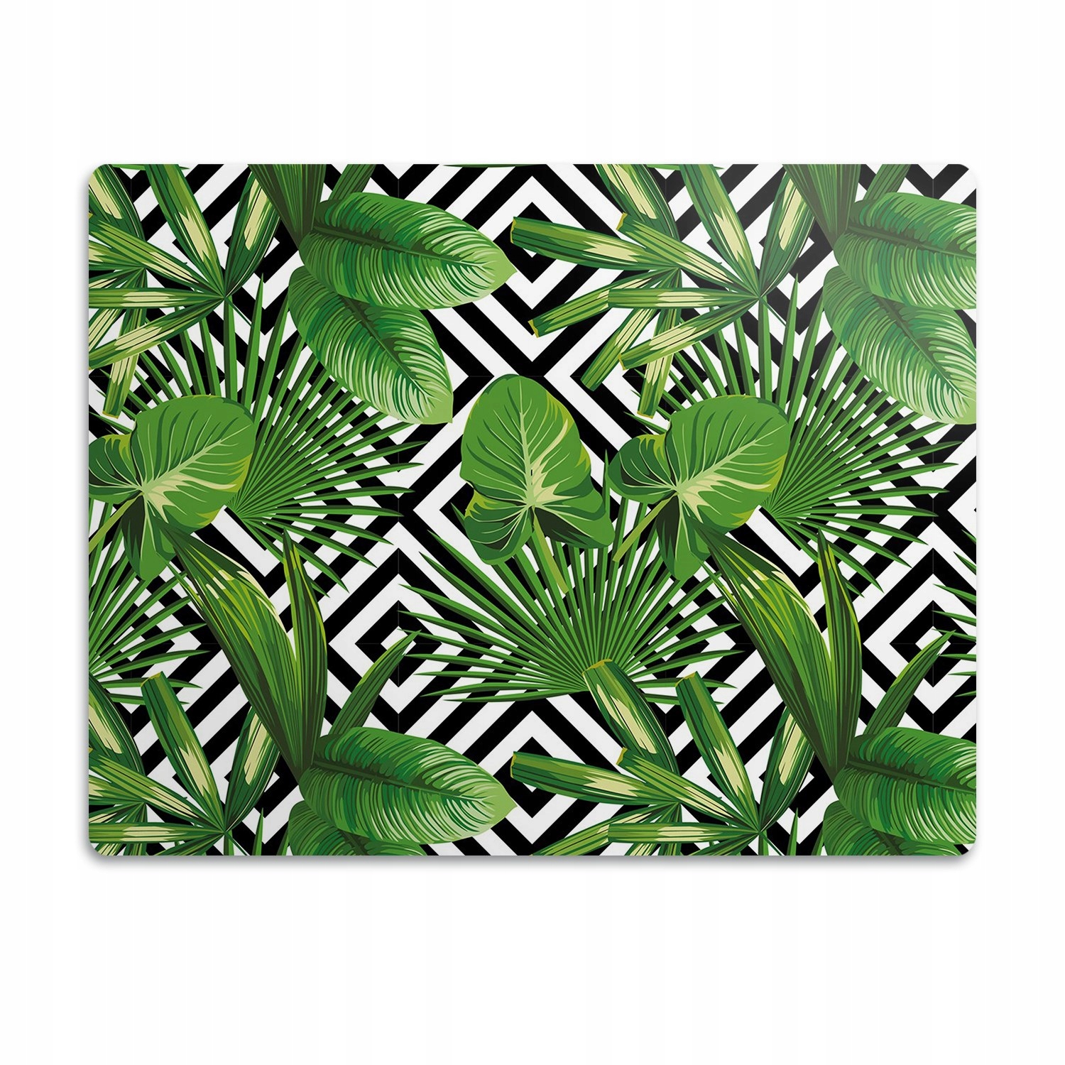 Ochranná podložka pod misku Geometrické listy 60x40