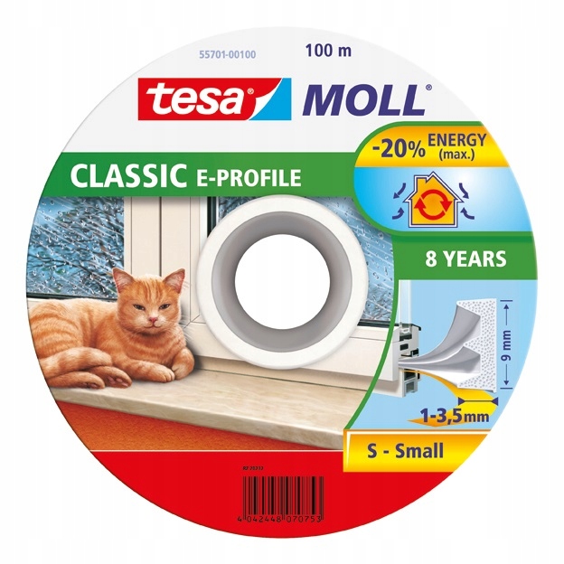 

Uszczelka samoprzylepna do okien pcv tesa E 100m