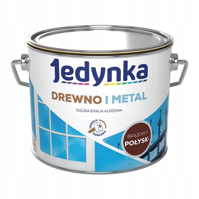

Farba Do Drewna I Metalu Jedynka Brązowy 5L
