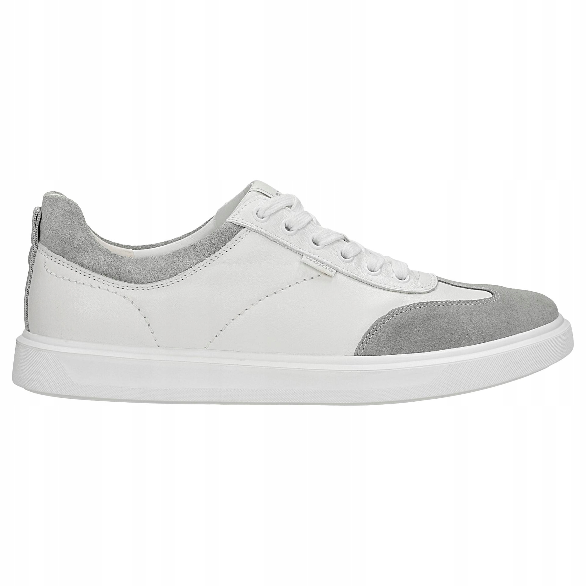 Bílé pánské tenisky s šedými vložkami vel. 42