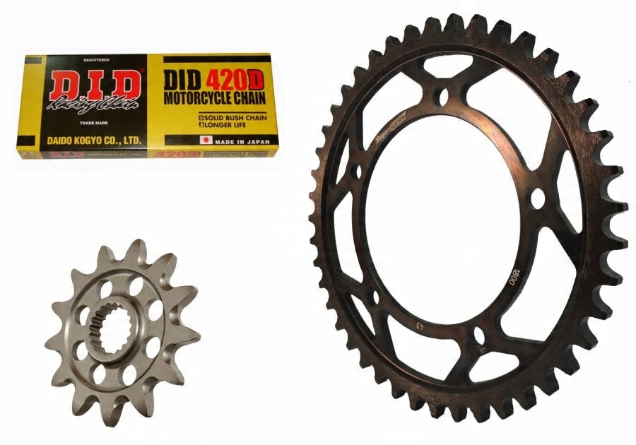 

Derbi R-drd Senda 50 R zestaw napęd-owy Supersprox