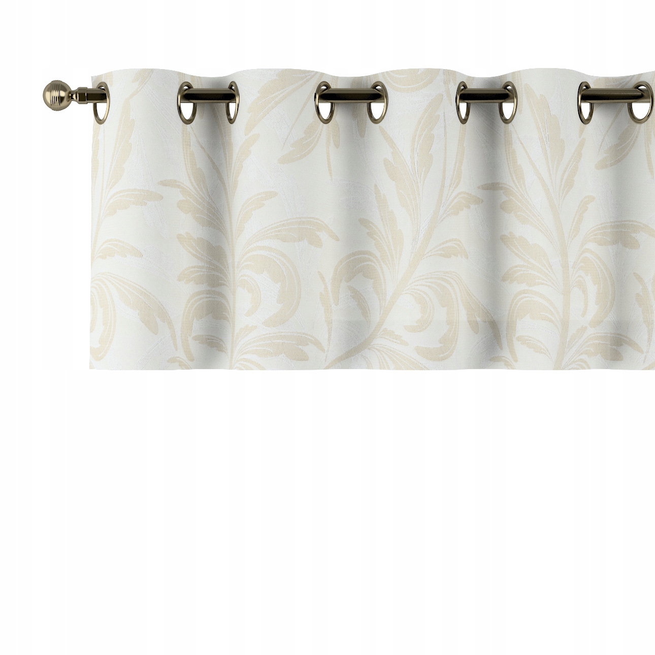 Lambrequin na kolieskach 260 x 40 cm, sivý