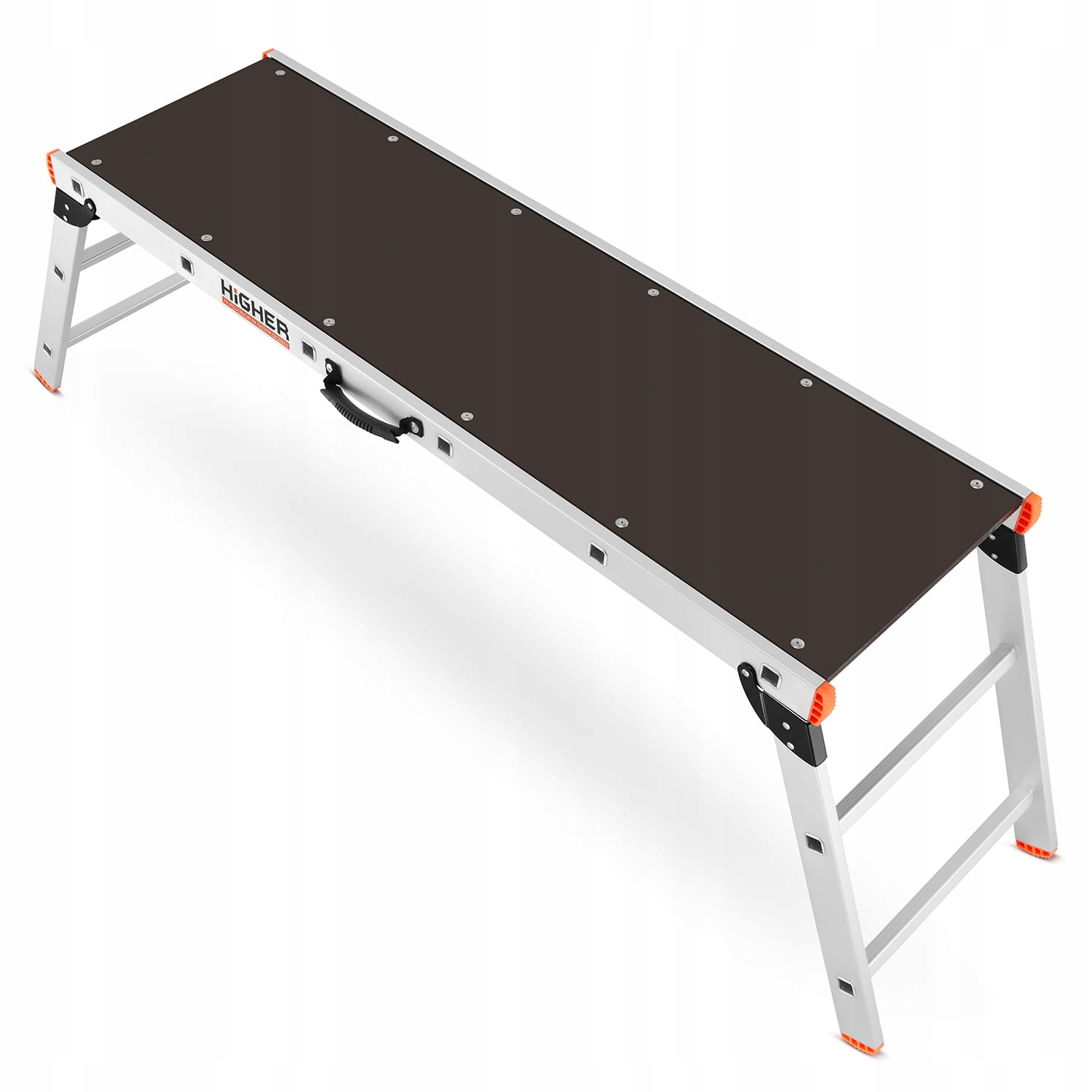 Podest roboczy aluminiowy składany platforma składana HIGHER 2,60m Wysokość robocza 2.6 m