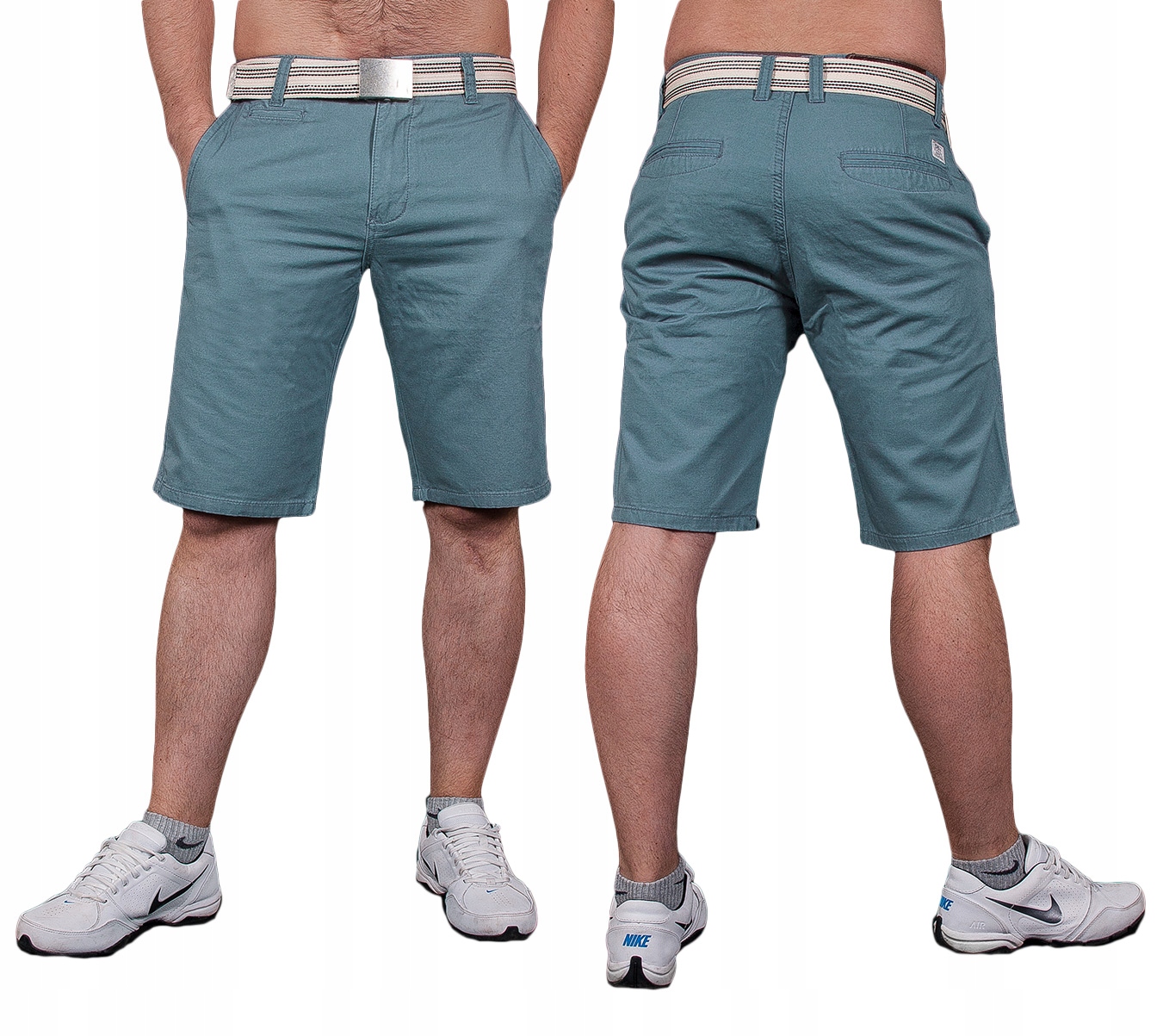 

Krótkie Spodenki Męskie Szorty 169 r 78 cm jeansow