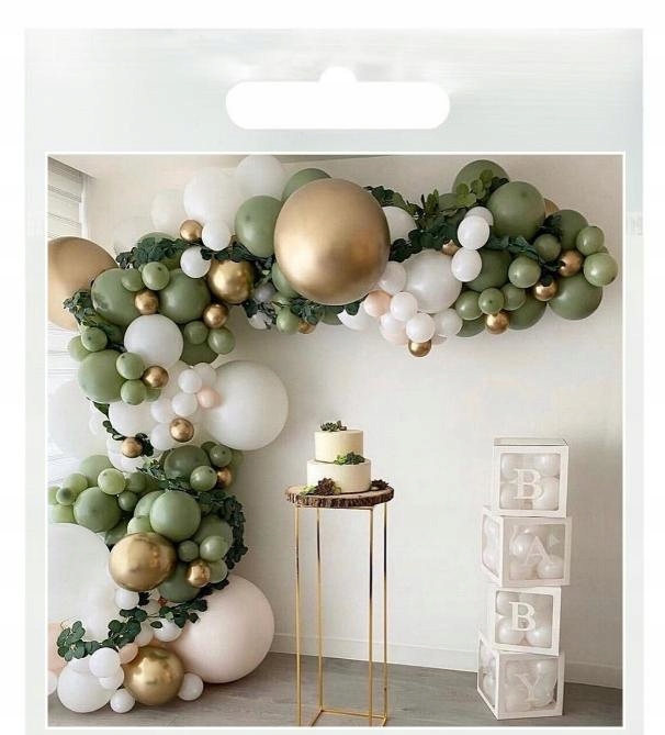 

Piękna girlanda balonowa Pastelowa Eukaliptus__G22