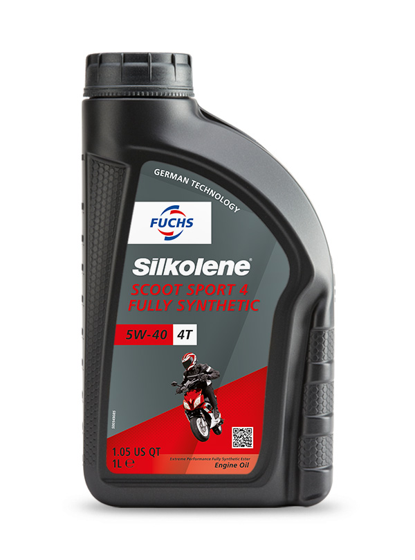 Fuchs Silkolene Scoot Sport 4 5W40 olej syntetyczny do skuterów 1l 1litr