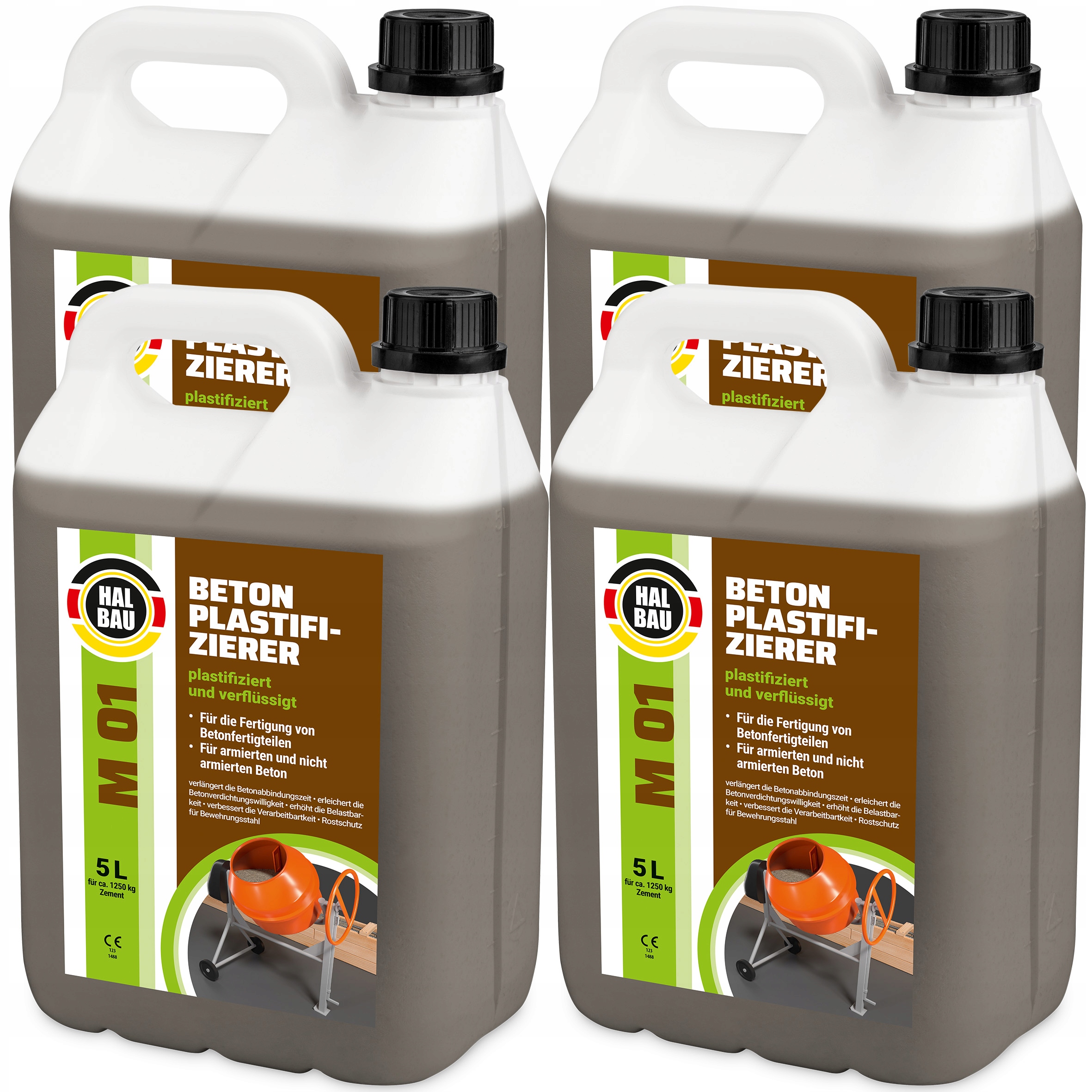 Plastifikátor pro Betonu a potěry 20L Halbau