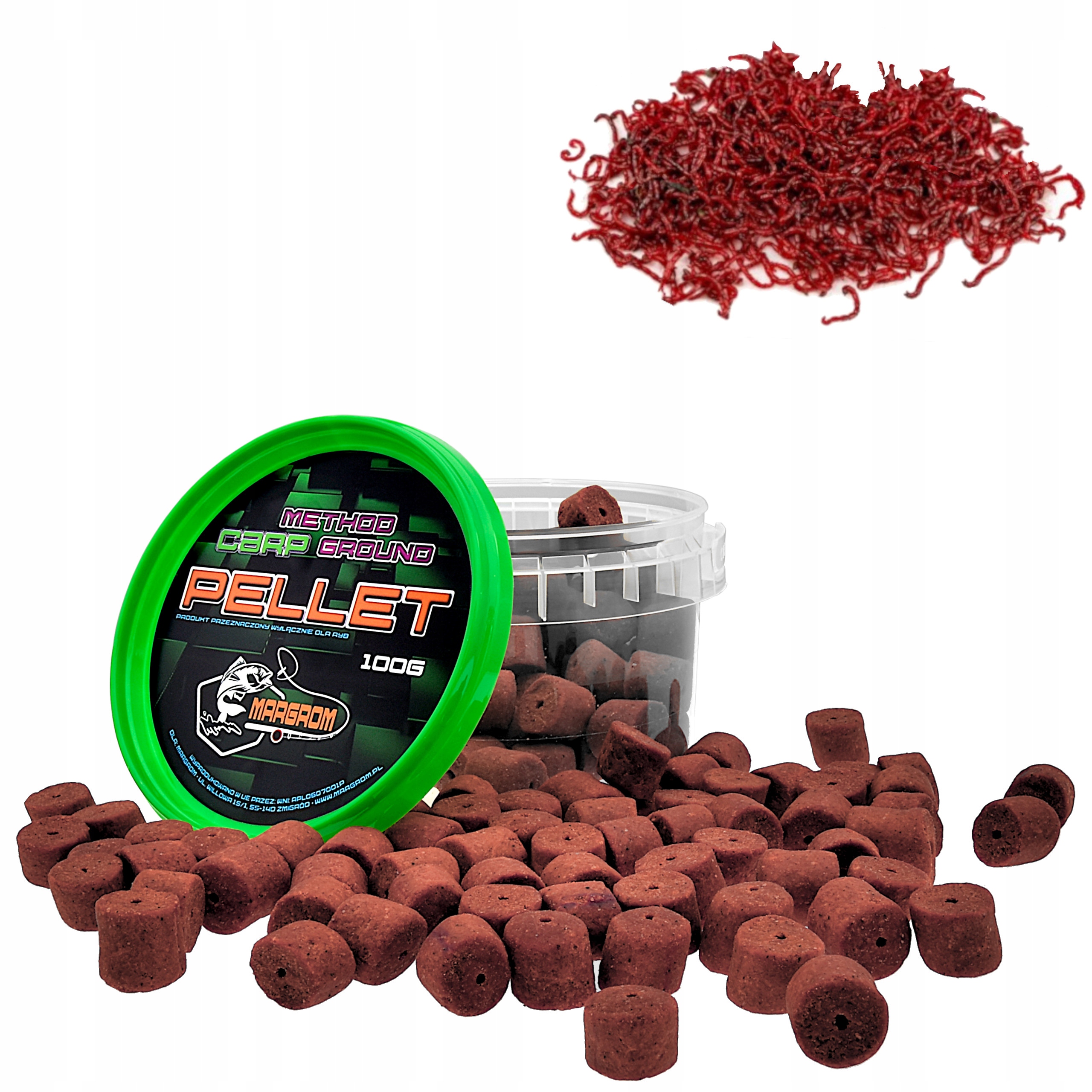 PELLET HACZYKOWY MARGROM 12mm 100g Ochotka Marka Margrom