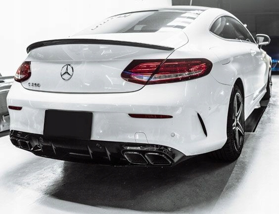 DYFUZOR TYŁ (CZARNY) C63 AMG MERCEDES A205 C205