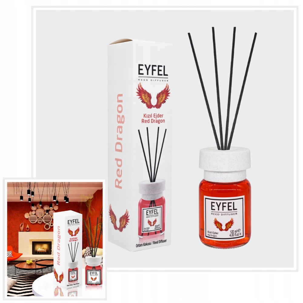 ANGEL RED EYFEL-домашние ароматизаторы палочки 120 мл