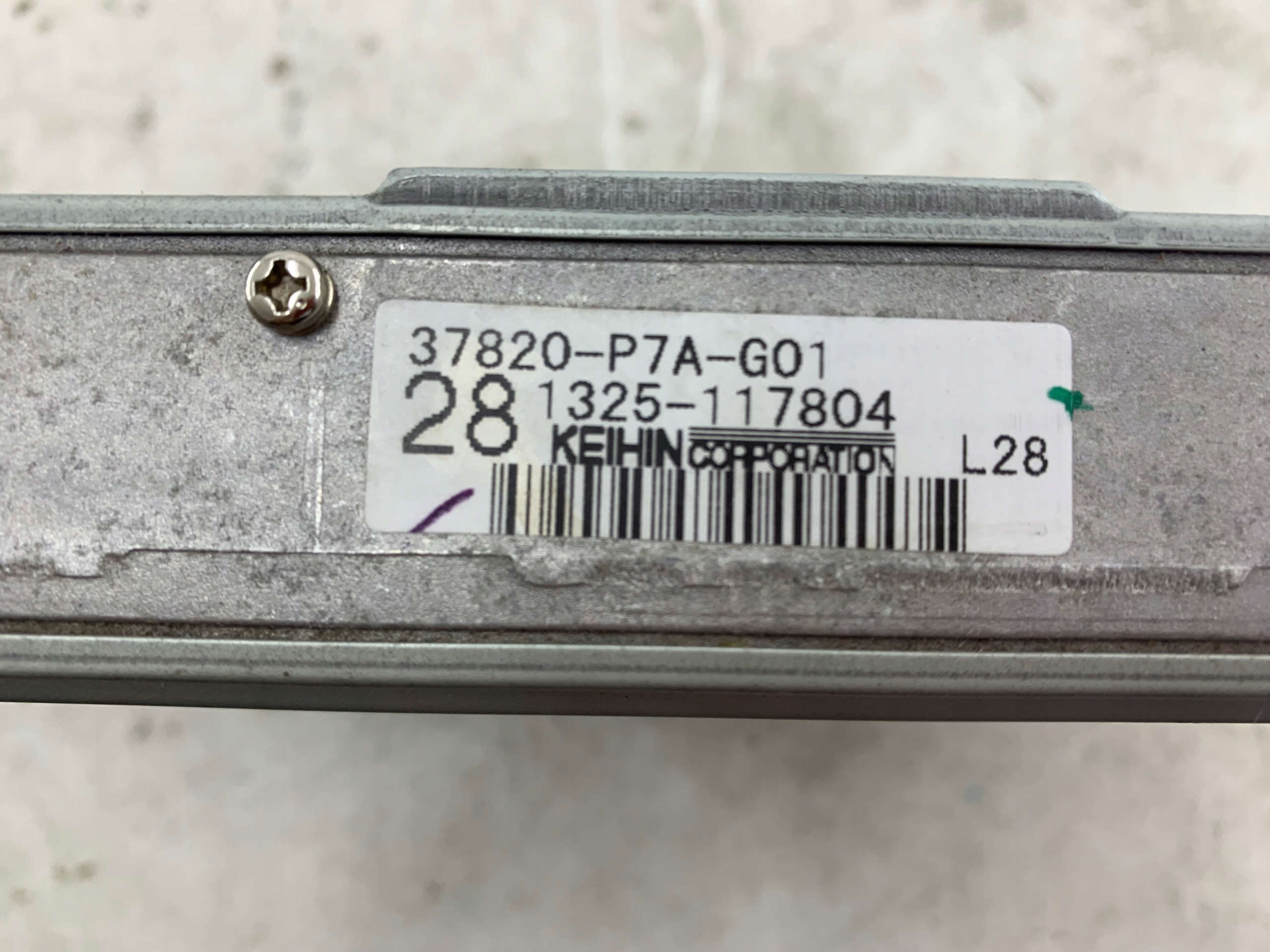 HONDA LOGO 1.3 control unit of the engine 37820-P7A-G01
