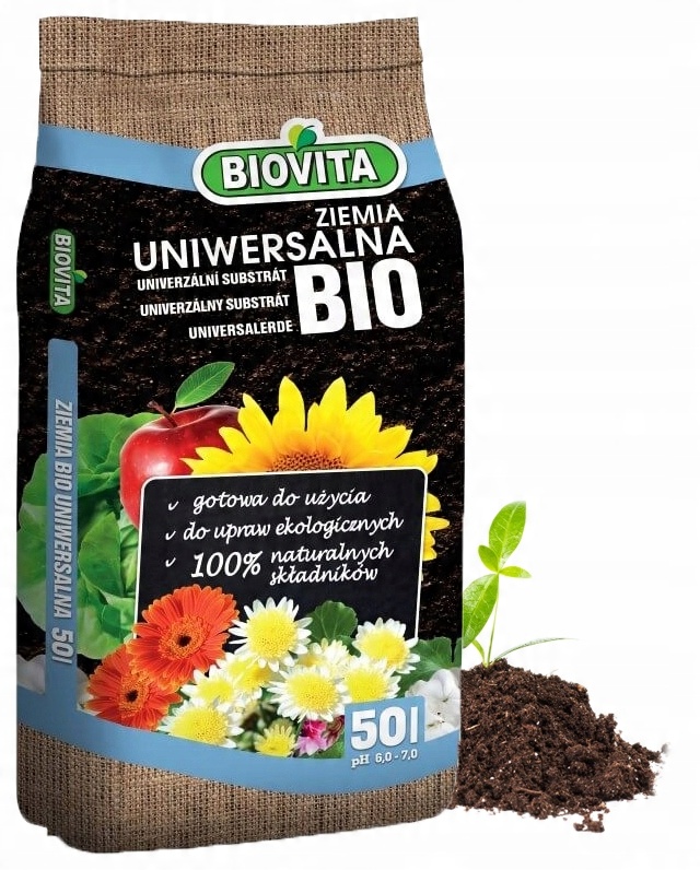 

Ziemia Uniwersalna Do Kwiatów Bio Naturalna 50L