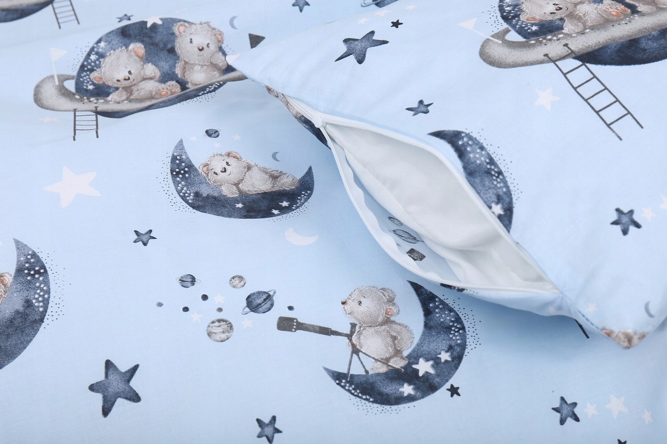 POŚCIEL 100x135 cm DO ŁÓŻECZKA DZIECIĘCA NIEMOWLĘCA 2EL BABYMAM Szerokość kołdry 100 cm