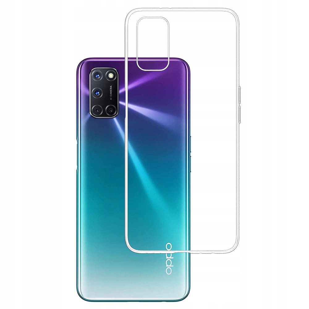 

Absorbujące Etui Slim do Oppo A72 - 3mk Clear Case