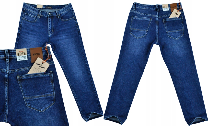 

Spodnie męskie dżinsowe jeans Evin VG1969 84/32