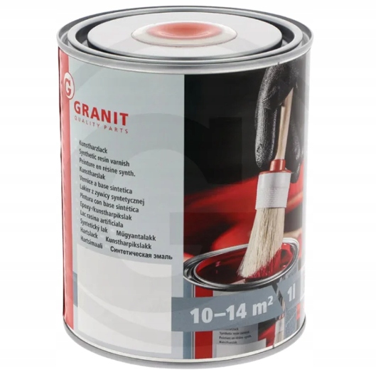 Farba lakier Farba Claas Czerwony 27012049 Op. 1L Granit