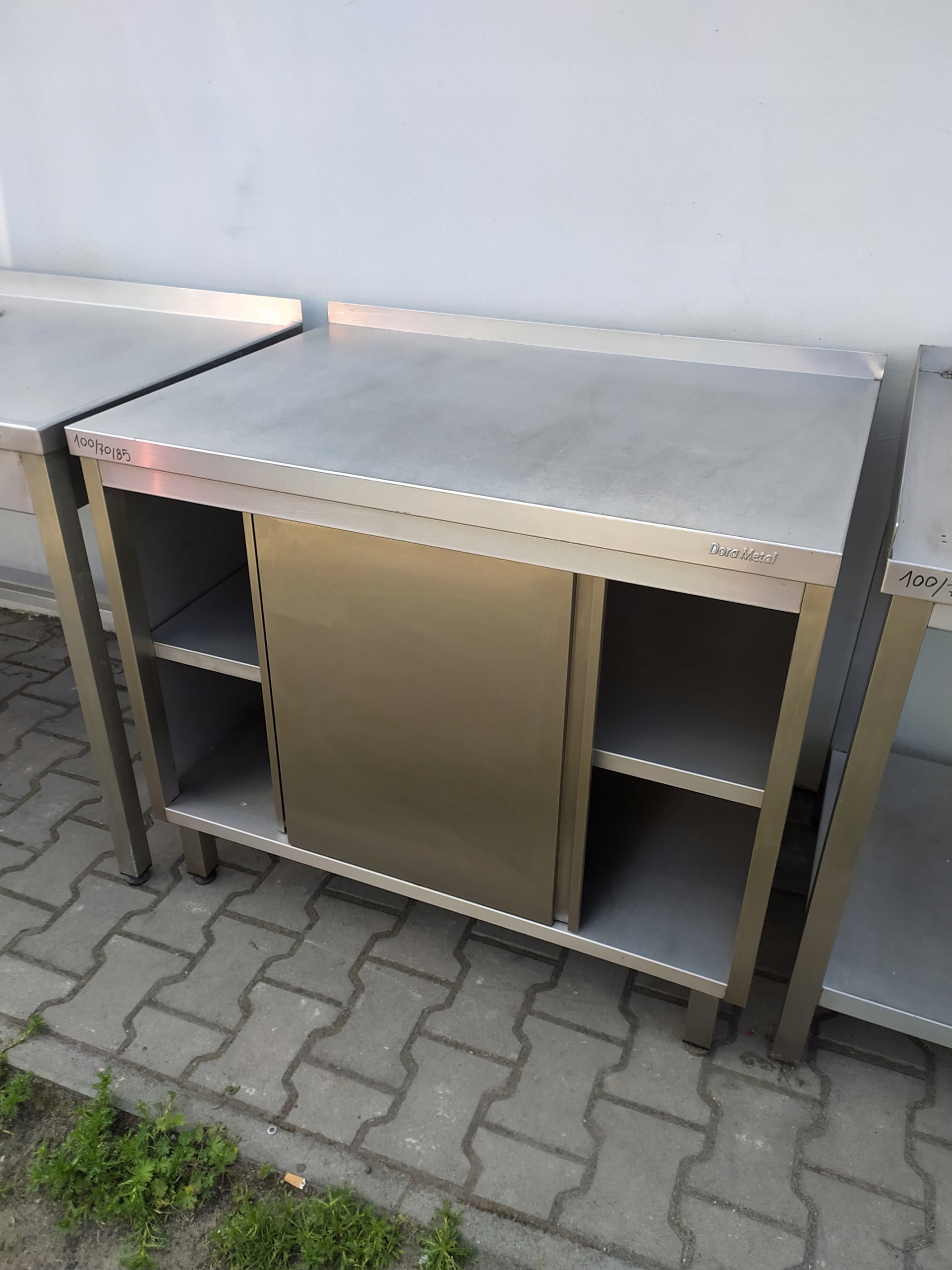 STÓŁ GASTRONOMICZNY Z SZAFKĄ 100/70/85 CM ! Długość 1000 mm