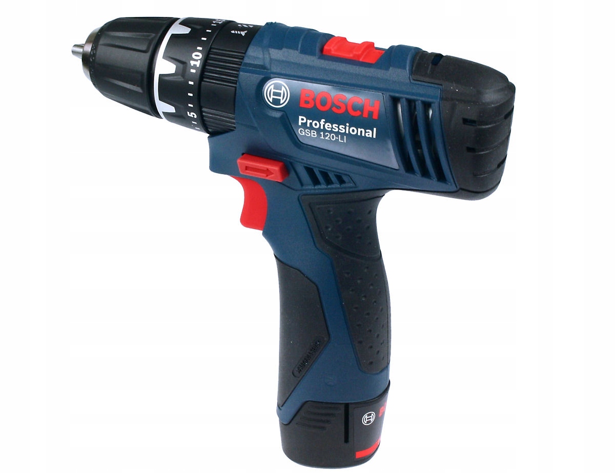 WKRĘTARKA Z UDAREM 12V GSB 120-LI BOSCH 2x2,0Ah WALIZKA Seria GSB 120-LI Professional