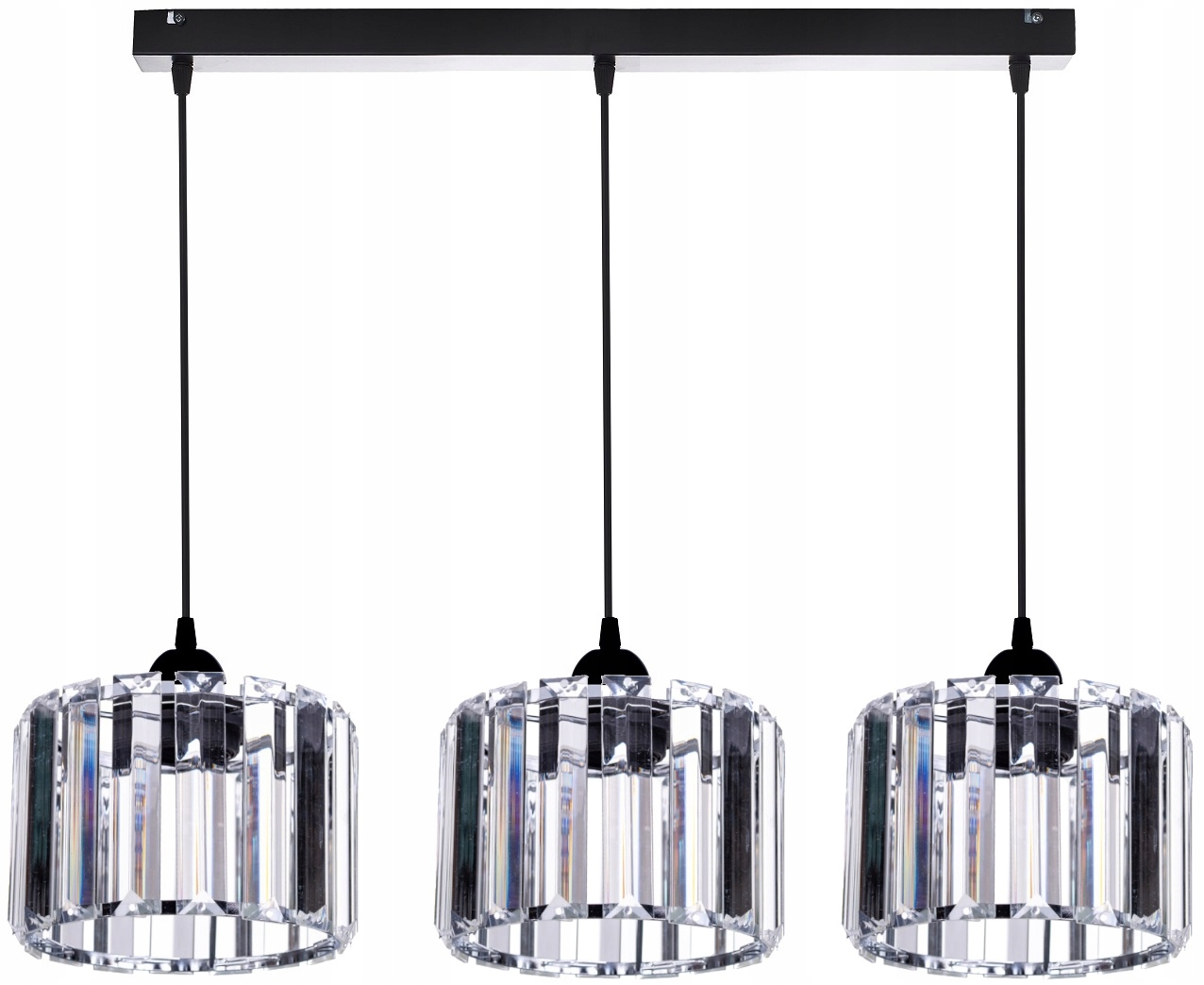 

Szklana Lampa Wisząca Sufitowa Żyrandol Plafon Led