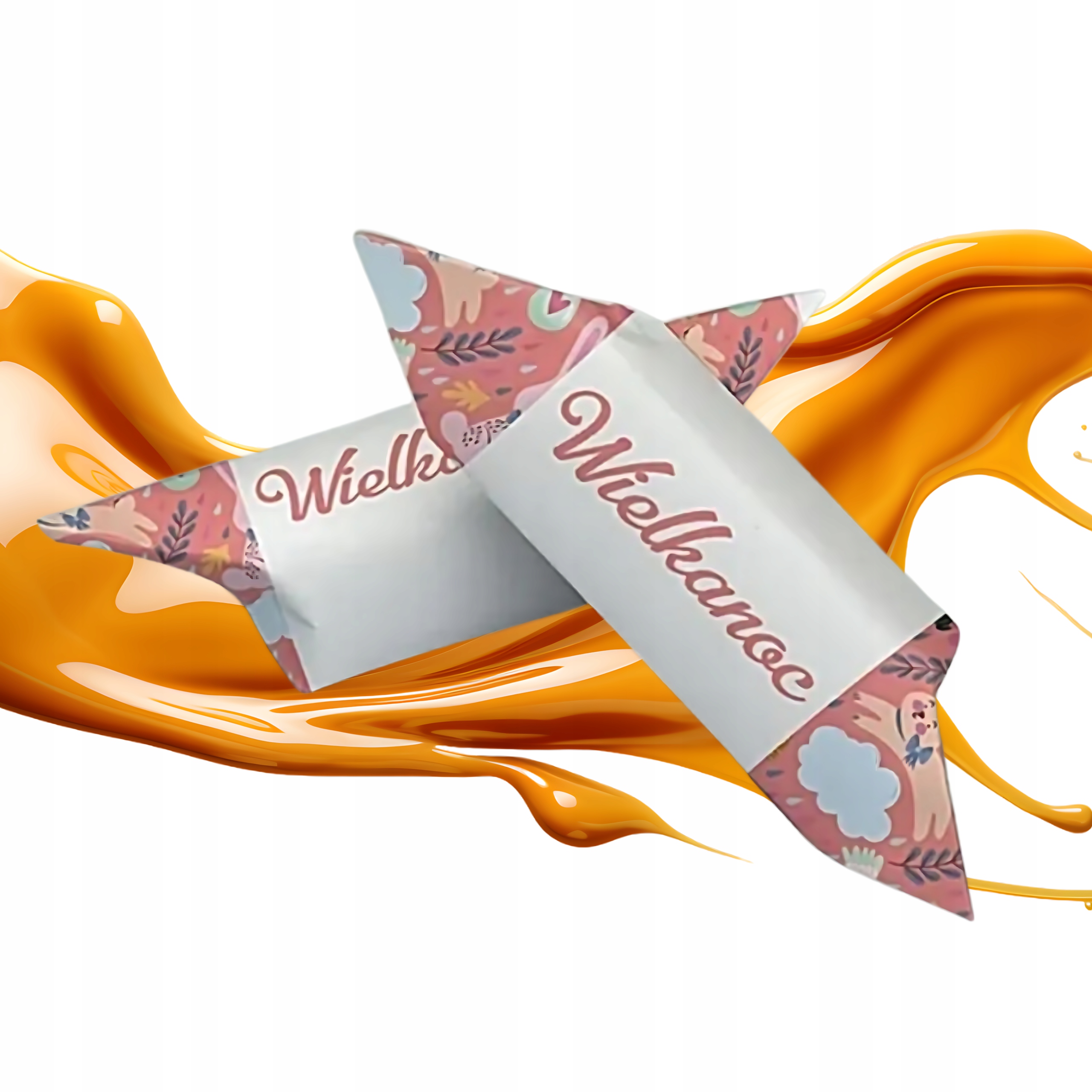 Levně Bonbóny Krówki Luxusní 2 kg Vaše máslové logo Potisk Cmyk Zajíček