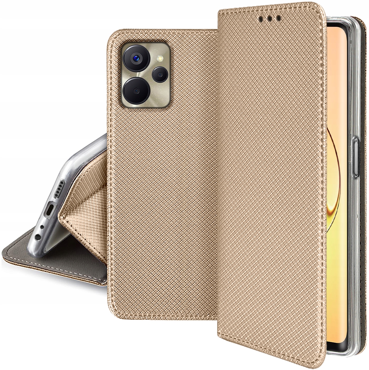

Etui do Realme 9i 5G 10 5G Smart Magnet Szkło