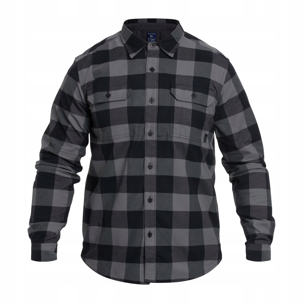 Pánská kostkovaná prodyšná košile Helikon Greyman True Grey Checkered L