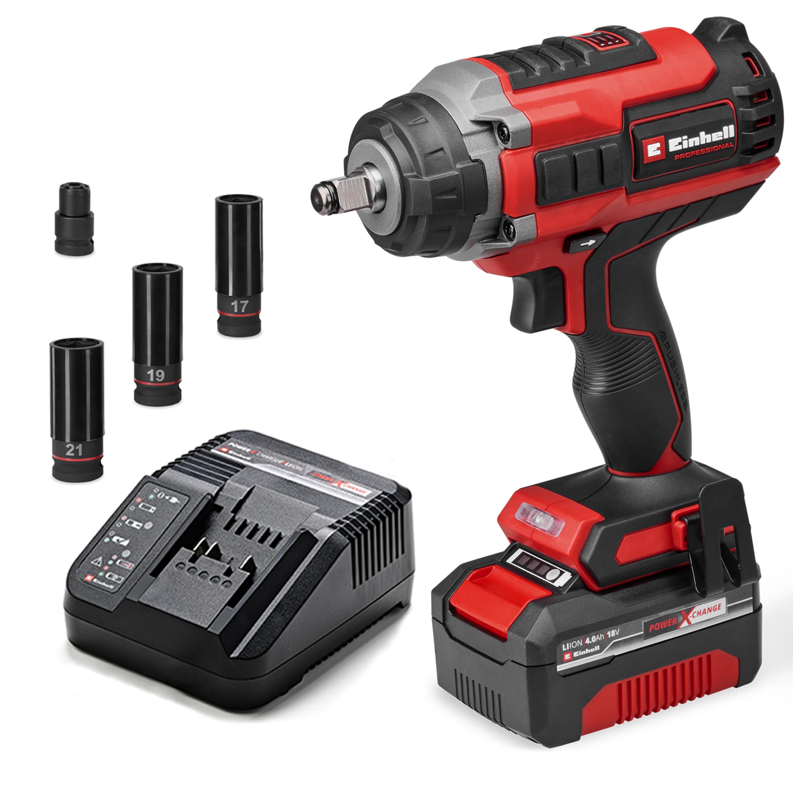 Einhell Akumulátorový rázový šroubovák Impaxxo 18/450, 18 V