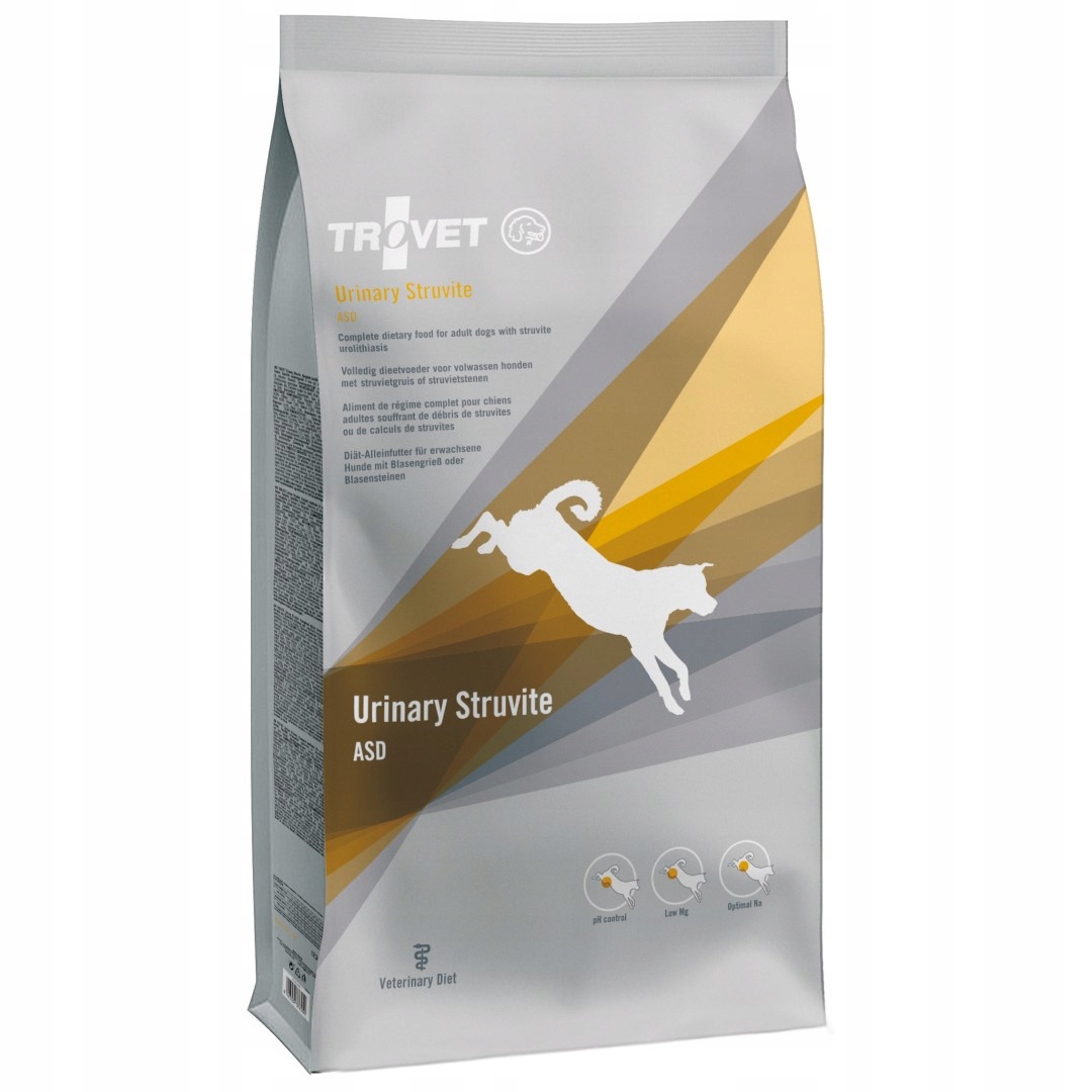 Levně Trovet Urinary Struvite Asd 12,5 kg Suché Krmivo pro psy s ledvinovou kamnicí