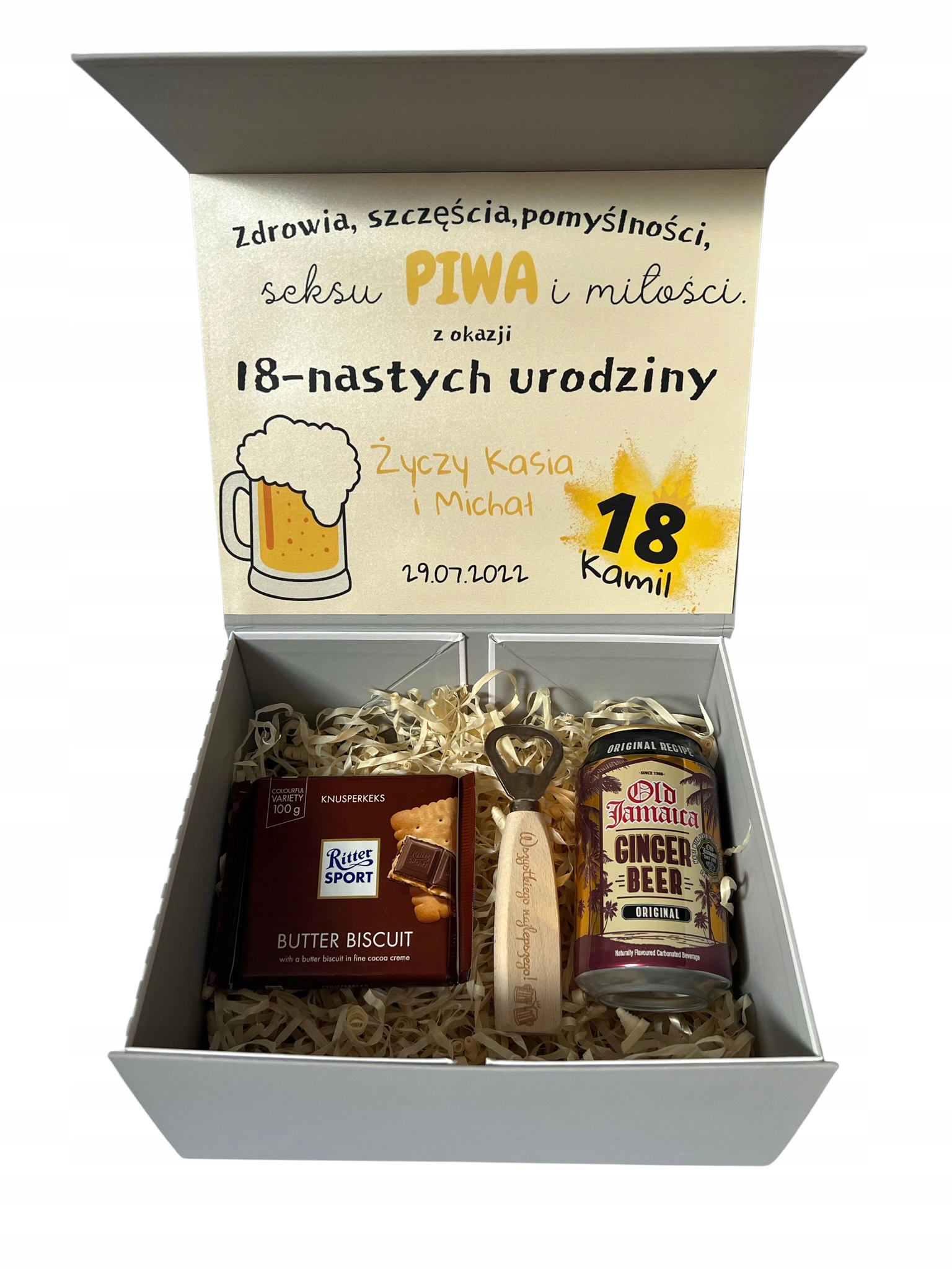 Krabička Box dárek 18. narozeniny pro kluka