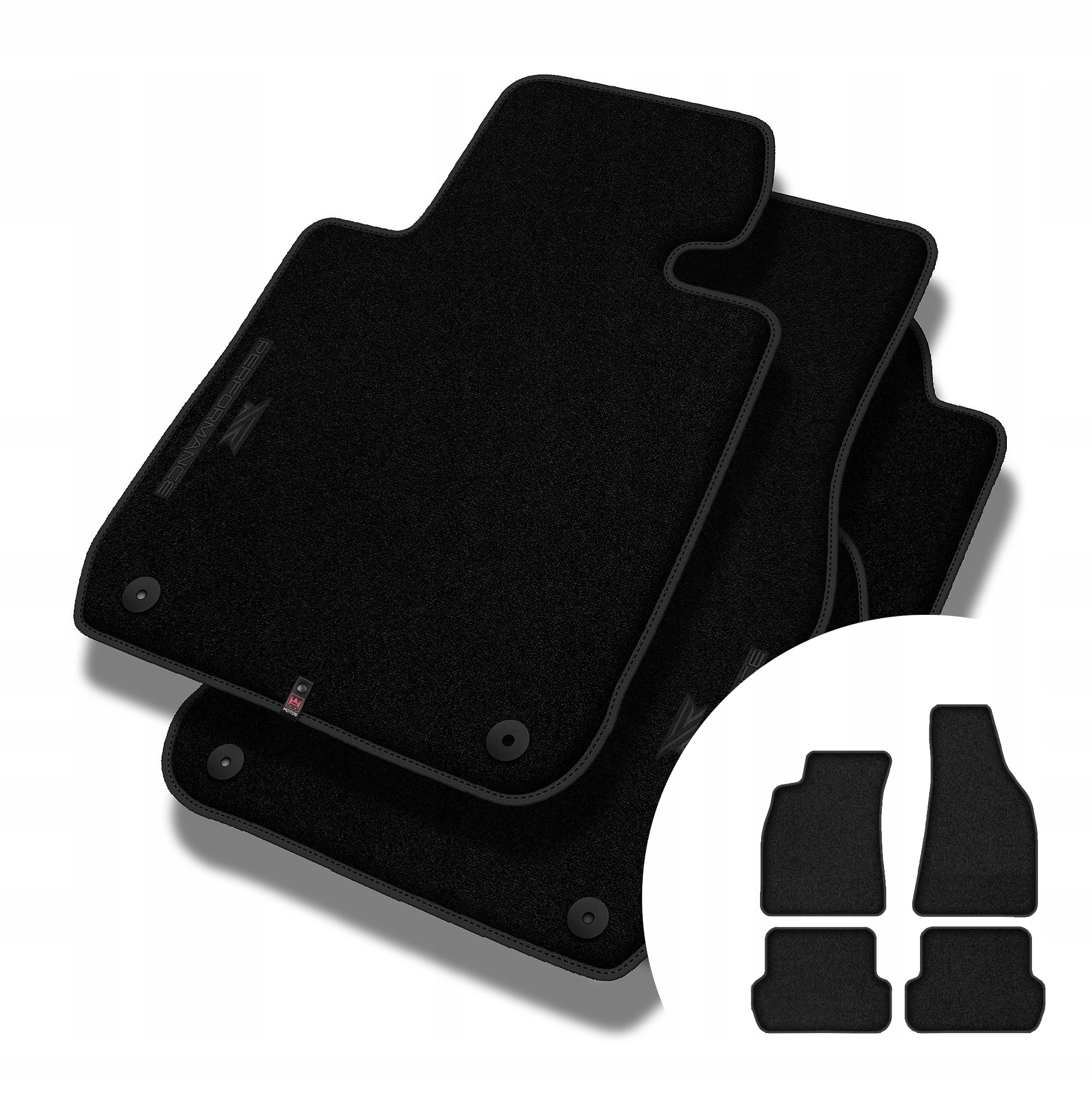 Velúrové koberčeky Performance Premium pre Seat Exeo 2008-2014