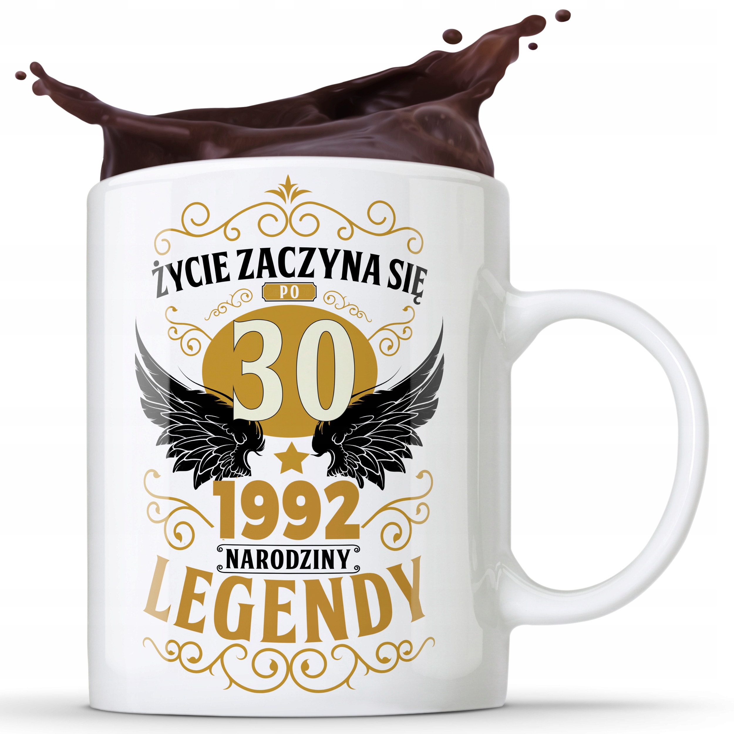 

Kubek Biały Na Urodziny Na 30 40 50 60