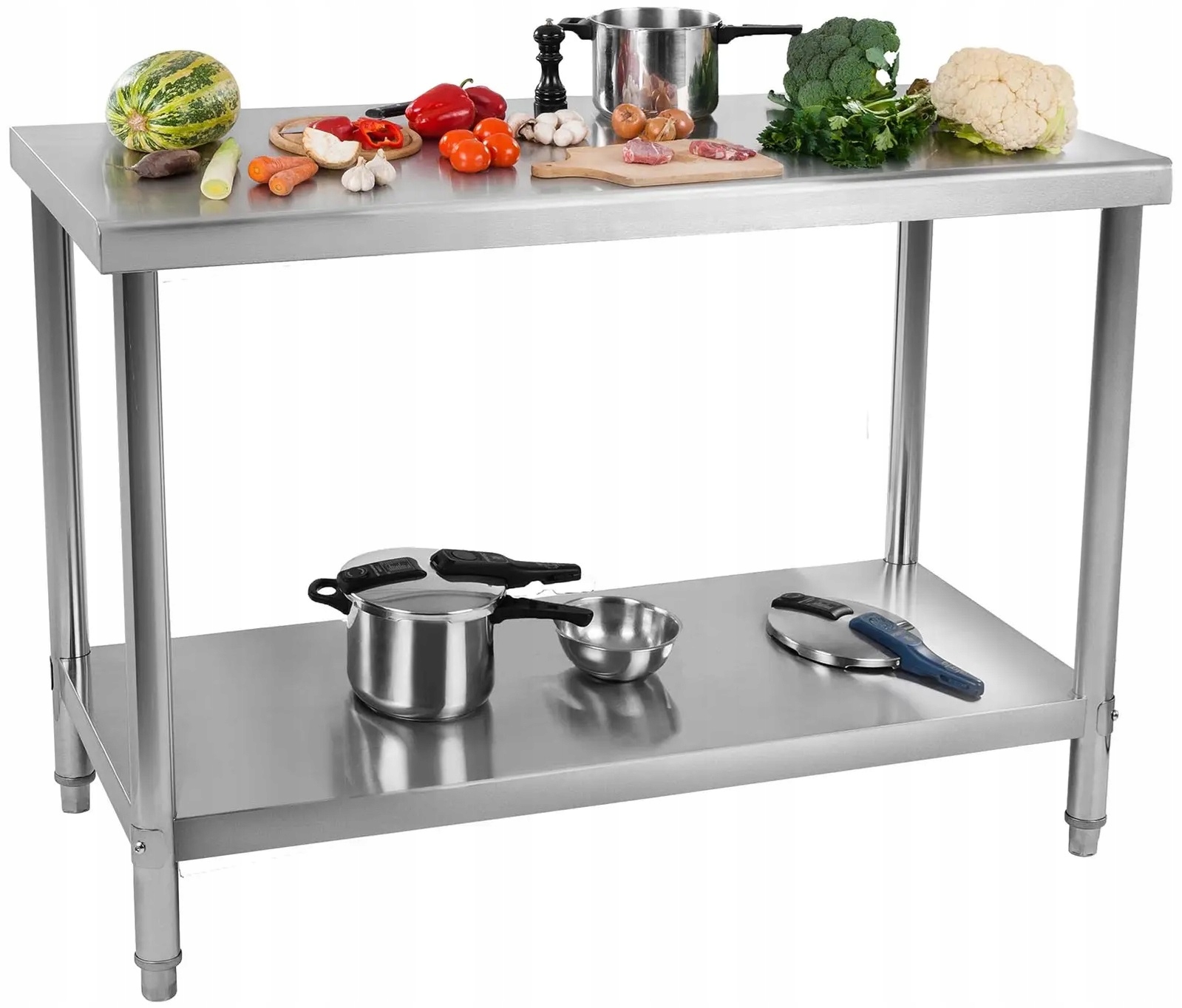 Stół roboczy gastronomiczny 100x70 cm Royal Catering RCAT-100/70 10010498
