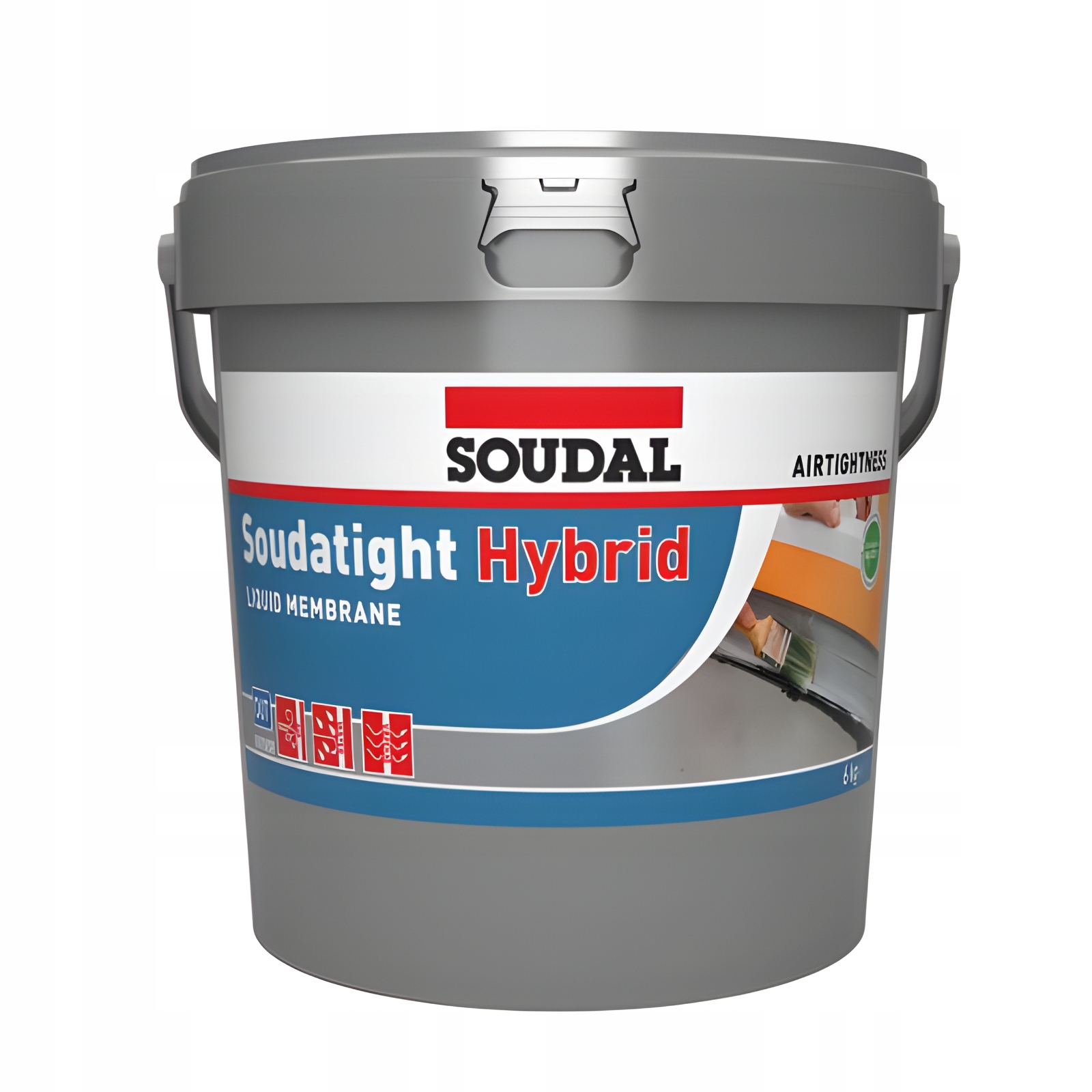 Soudal Tekutá Membrána Soudatight Hybrid 6 Kg Šedá Sws
