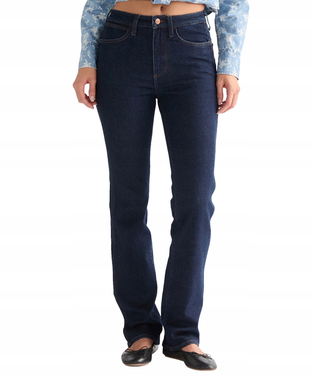 Džíny Wrangler Straight 112378268 Dark Rinse W 30 L 34